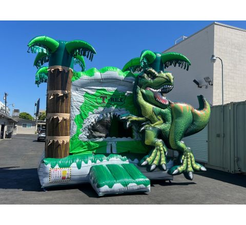 Dinosaur Bounce House T-REX (sku R175)