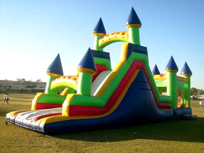 Big Castle Slide Jumper Rental Jump 4 Adan